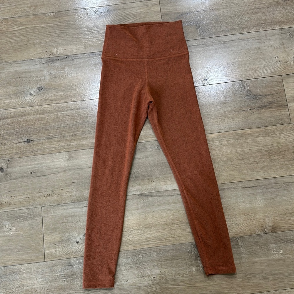 YXL five orange/brown leggings